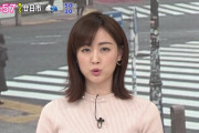 【画像】新井恵理那アナの胸の膨らみがいいね(；´Д`)ﾊｧﾊｧ
