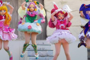 【画像】プリキュアショーにヤバい奴が紛れ込んでしまうwxxwwxwxwxwxwxw