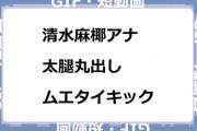 清水麻椰アナ｜太腿丸出しムエタイキック！ボクサーパンツで躍動する尻肉