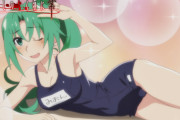 【画像】緑髪の二次元キャラ、可愛い子しかいない