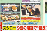 【画像】スシローおとり広告事件の全容、悪質すぎて顧客ドン引き…消費者庁が回転寿司店に措置命令！98％の店舗でウニ販売中止…平日は売らないよう指示も