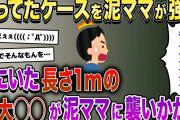 持ってたケースを泥ママが強奪→俺「あっ!! やめろ開けるな!!」→中にいた長さ1mの巨大◯◯が泥ママに襲いかかり…【2chスカッとスレ・ゆっくり解説】