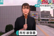 【画像】市村紗弥香アナ、Eカップ巨乳で可愛すぎる！NHK首都圏ネットワーク出演のお天気お姉さんが人気上昇中！