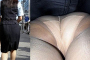 仕事しているOLさんのパンストとパンツって蒸れてるんだろうなって画像