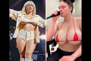 【動画】ビリー・アイリッシュ(24)さん、ライブ中 ファンにデカ乳を揉まれまくってしまうｗｗｗｗ