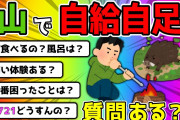 【2ch面白いスレ】2年以上山にこもってたけど質問ある？キャンプ好きの最上級？なのか？？ｗｗ【ゆっくり】