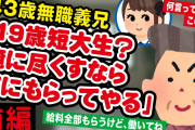 【2ch修羅場スレ】43歳無職さん「給料は没収。お前に選択肢は無い。ひたすら尽くせ。そしたら結婚してやる」【前編】