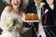 【画像】山寺宏一(61歳)と岡田ロビン翔子(29歳)のウェディングフォトwww
