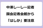 中澤しーしー記者　国会記者会館から「はしか」要注意生中継