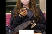【画像】 JKさん電車でエッロいパ○チラしちゃうｗｗｗｗｗｗｗｗｗｗｗｗ