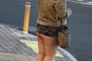 【画像】冬なのに露出度高い女ｗ