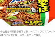 【悲報】エースコック「ウチでは大盛りイカ焼きそばが一番売れてるんか・・・せや！（ﾋﾟｺｺｰﾝｗ」