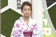 中川絵美里、胸元はだけた浴衣姿画像がセクシーすぎる！Jリーグタイムに乱れた衣装で出演！Bカップ胸谷間写真集カット有