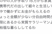 【画像】Twitter民「生活保護って凄い制度だよw　サラリーマンよりいい生活できる」←1.8万いいねwwwwwwww