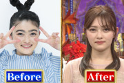 【画像】激太眉だった井上咲楽さん、細眉毛にしたとたん超可愛くなってて草