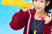 天馬ゆい 沙月恵奈 水泳部の超絶可愛い女子マネージャー！水着を脱いで全裸になり杭打ち騎乗位