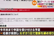 東京都「芸術家1人あたり10万円支援するで！4千人くらいかな？」←自称芸術家1.6万人殺到