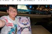【悲報】V豚さん、ディズニーシーに潤羽るしあのエロ抱き枕を持ち込み炎上ｗｗｗ