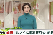 【画像】日テレの岩本乃蒼アナ、巨乳の形をハッキリさせてしまう