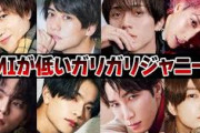 【悲報】ジャニーズのせいで女々しい男が正義でマッチョの男が悪だという風潮になったよな