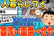 【2ch面白いスレ】一人暮らしワイ「食器洗うの死ぬほどメンドイわ…せや！(ﾋﾟｷｰﾝ」