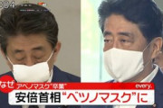 【画像】安倍首相、アベノマスクしてないｗｗｗｗｗｗｗｗｗｗ