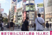 東京で新規感染537人　重症は146人　新型コロナ(2021年9月22日)