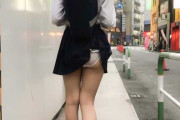 【画像】えっろい格好して街歩いてる女