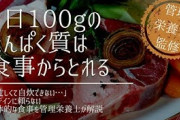 ダイエットサイト「タンパク質は１日に100g以上取りましょう」←これｗｗｗｗｗｗ