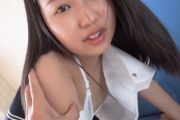 【エロ動画 素人】 ウブな制服女子を全裸にしてハメ撮り