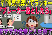 泥ママが盗んだ電気で定食屋を営業→夜中だけこっそりブレーカー落とした結果w【2chスカッと・ゆっくり解説】