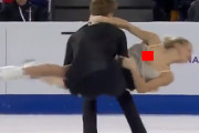 スケートはポロリ事故多発地帯ｗロシアの美人アイスダンス選手さん、やらかすｗｗｗｗ