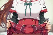 【画像】由比鶴乃ちゃんと制服姿でエッチ♥