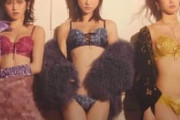 AKB48メンバーがAV女優が付けるような変態エロ下着モデルをさせられる