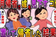 【2ch スカっと】正月に帰省したコトメが「お腹空いた～ご飯とお茶まだぁ？」私は無言でお茶を出して…→私「さて私も実家に帰りますね！」トメ「え！？」【スカっとする話】