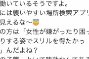 【悲報】まんさん「元レイプ魔が防犯アプリの会社で働いてる、いやぁぁぁあああああああああ！」