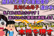 【2ch修羅場スレ】盗まれた息子の自転車…　被害届を出して息子を公園に連れて行くと、そこには見知らぬ母子が…