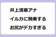 井上清華アナ イルカに騎乗するお尻がデカすぎる！八景島シーパラダイスでズブ濡れキス顔