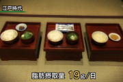 【画像】江戸時代の1日(3食)のメニューがヤバすぎるｗｗｗｗｗｗｗｗｗｗｗｗｗｗｗｗｗ