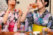 天馬ゆい お祭り後の浴衣娘達と乱交セックス！ゴム無しチンポをぶち込みザーメン中出し
