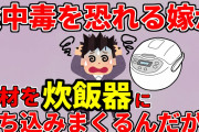 【2ch修羅場スレ】メシマズ　嫁が過去のトラウマから全ての食材を炊飯器にぶち込む　しかも味覚も嗅覚もおかしい【ゆっくり】