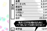 【画像あり】女子大生さん、一ヵ月生活するだけで20万円以上かかる模様ｗｗｗ