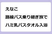 えなこ　ローカル路線バス乗り継ぎ対決旅でハミ乳バスタオル入浴温泉