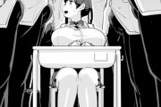 【エロ漫画】 見た目清楚なムッツリ少女！！ 男子にモテモテの巨乳少女が教室でオナニーしているのを目撃した中年教師！！（サンプル10枚）
