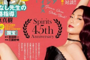 【画像】MEGUMIさん(43)、20年ぶりのグラビアがセクシーすぎるwwwwwwwww元爆乳グラドルの“美のカリスマ”がスピリッツ表紙に大抜擢！！！