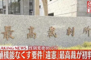 【朗報】最高裁判所「トランスジェンダー様の言うとおりチンコ取らなくても戸籍を女にしてもいいよ」