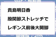 貴島明日香｜股関節ストレッチピラティスでレギンス前後大開脚！あすかさんち。