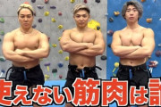 ボルダリング「全身の筋肉付きます、楽しいです」←お前らがやらない理由wwwww