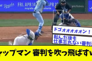 チャップマン、審判を吹っ飛ばすwwwwww【なんJ反応】【野球2chスレ】