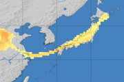 【速報】明日、日本全国に中国から黄砂襲来